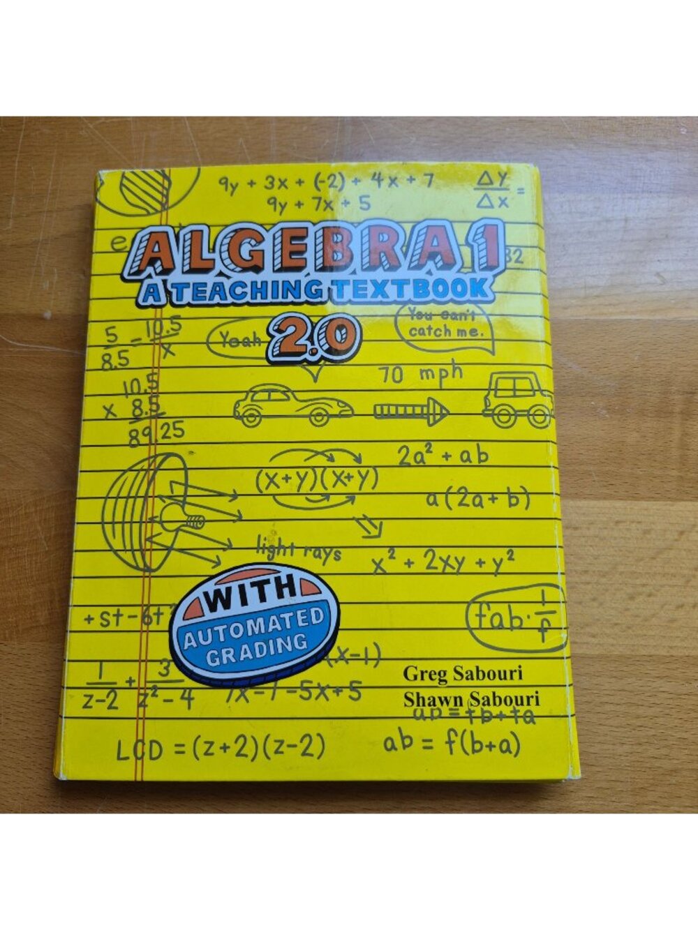 Algebra 1 Teaching Textbook 2.0 With Automated Grading Discs & Workbook